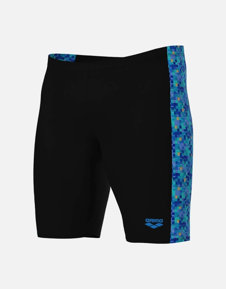 Mens Pooltiles Jammer Swim Shorts