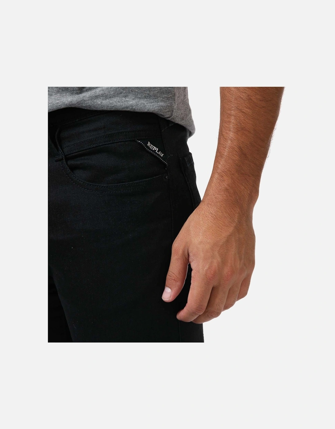 Mens Anbass Slim Fit Stretch Jeans