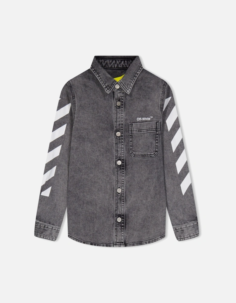 Juniors Rubber Arrow Denim Shirt