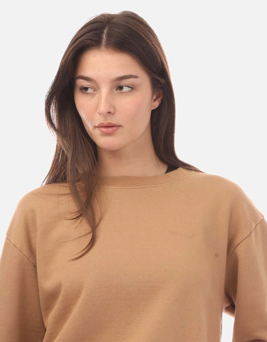 Diagonal Regular Crewneck Sweatshirt