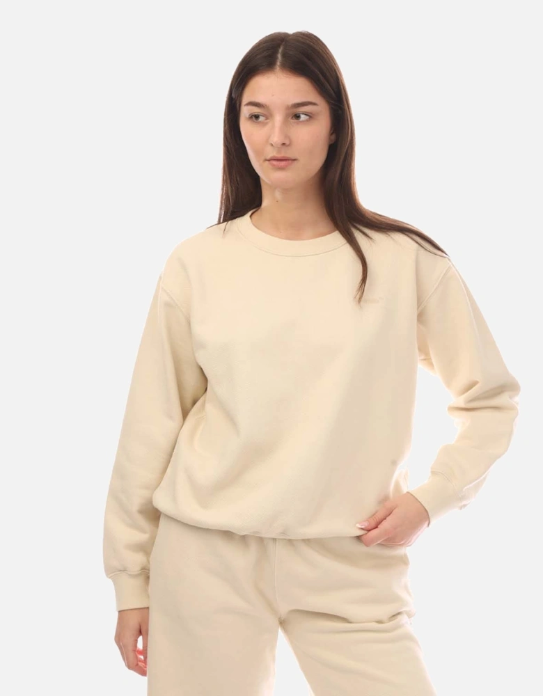 Diagonal Regular Crewneck Sweatshirt