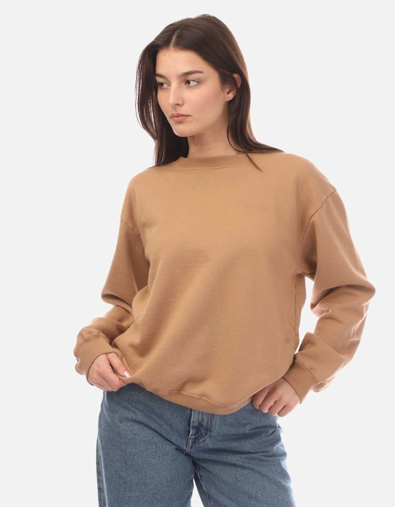 Diagonal Regular Crewneck Sweatshirt