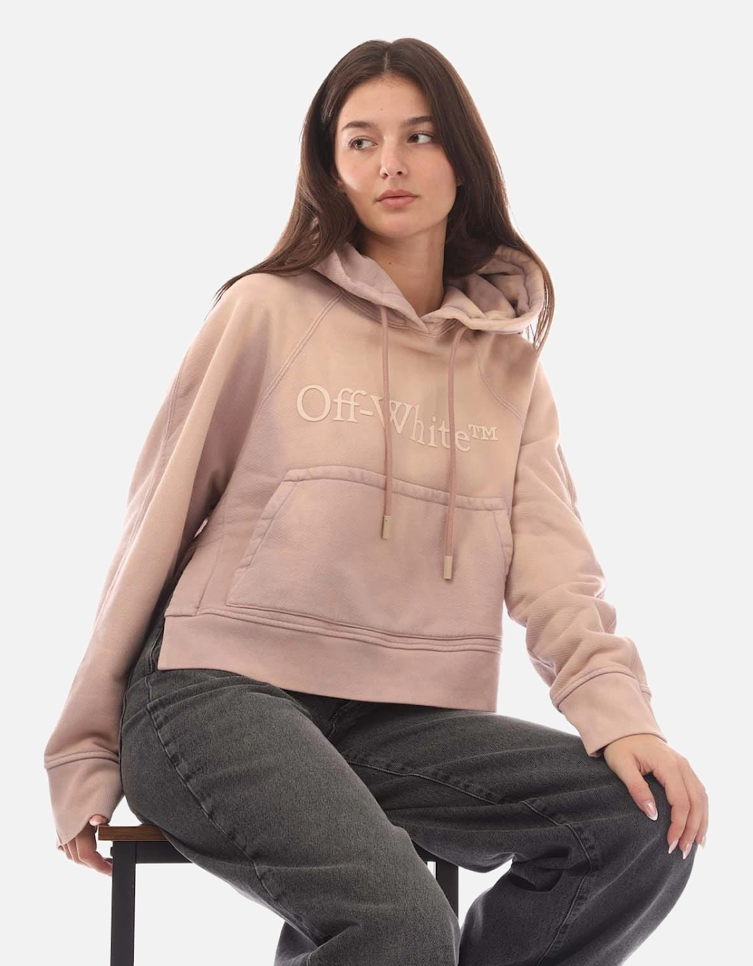 Laundry Cropped Splitted Hoodie