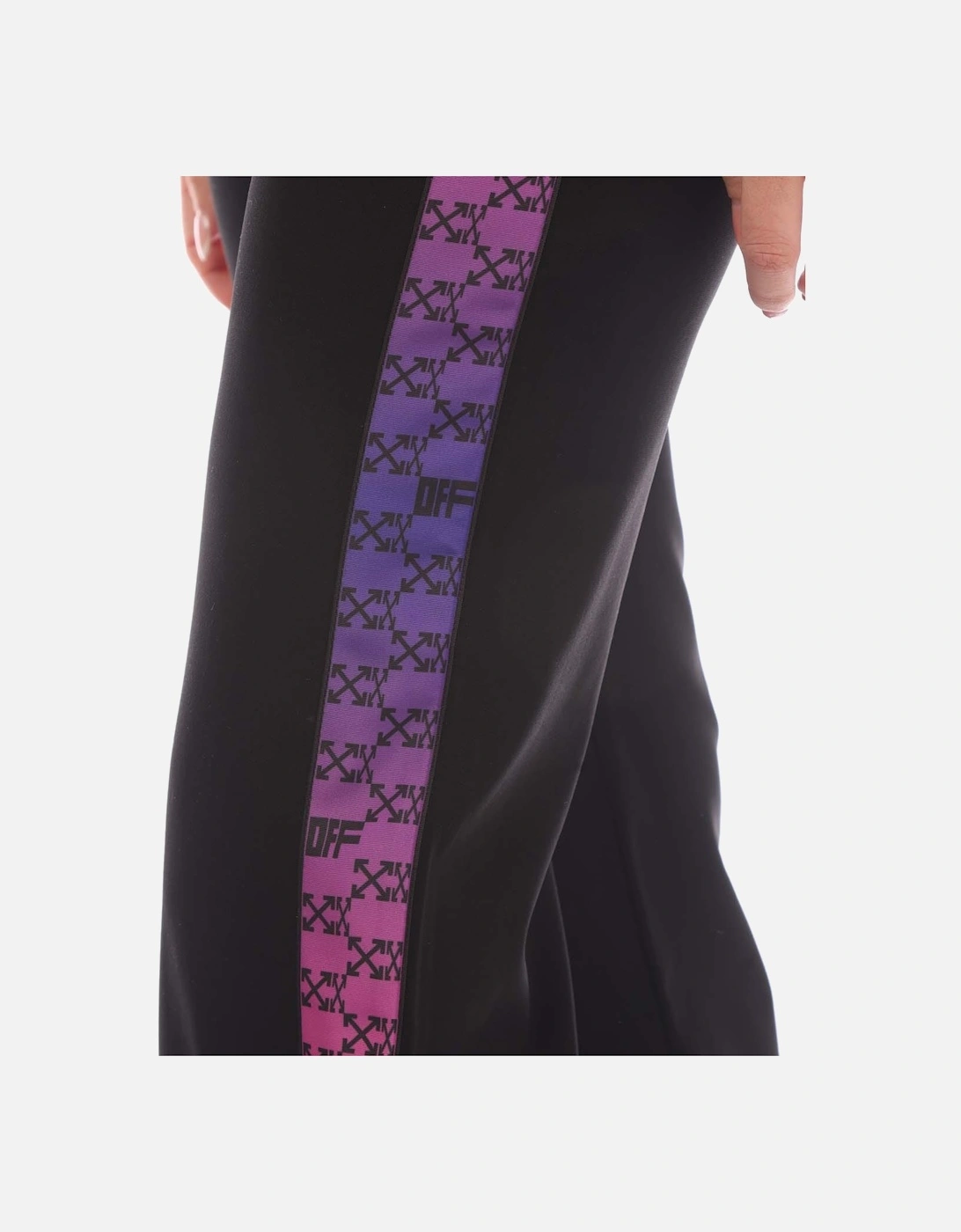 Monogram Band Split Track Pants