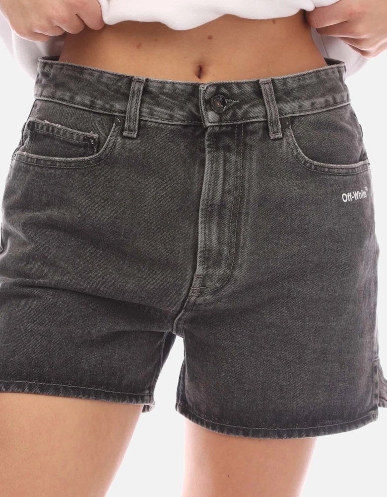 Diagonal Straight Shorts