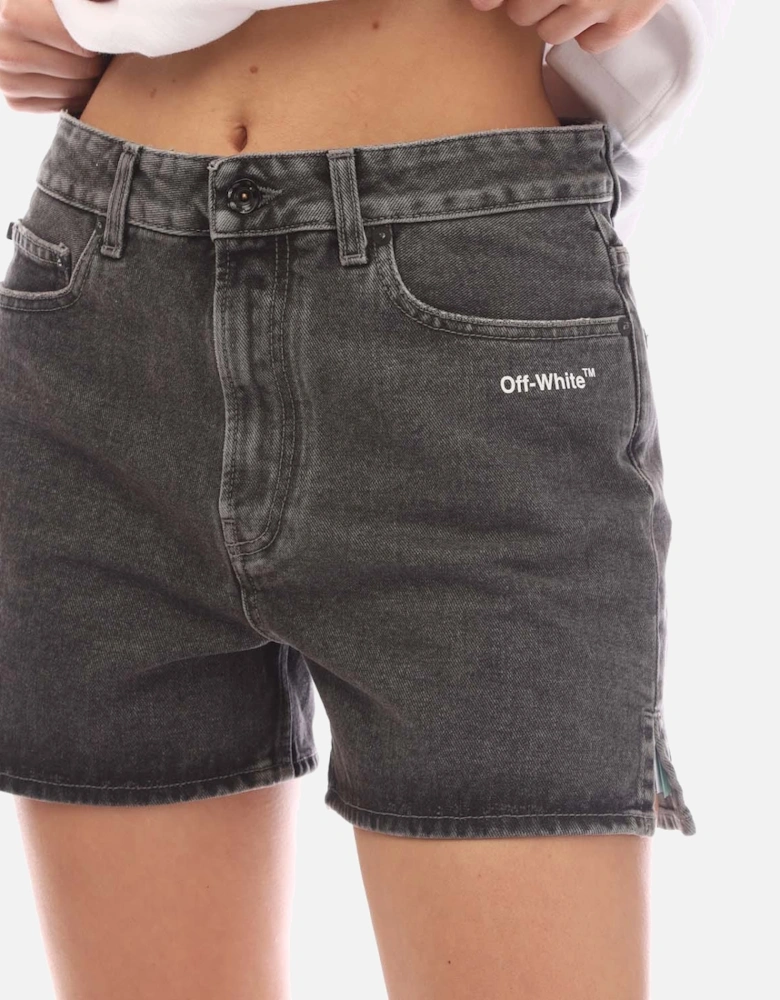 Diagonal Straight Shorts