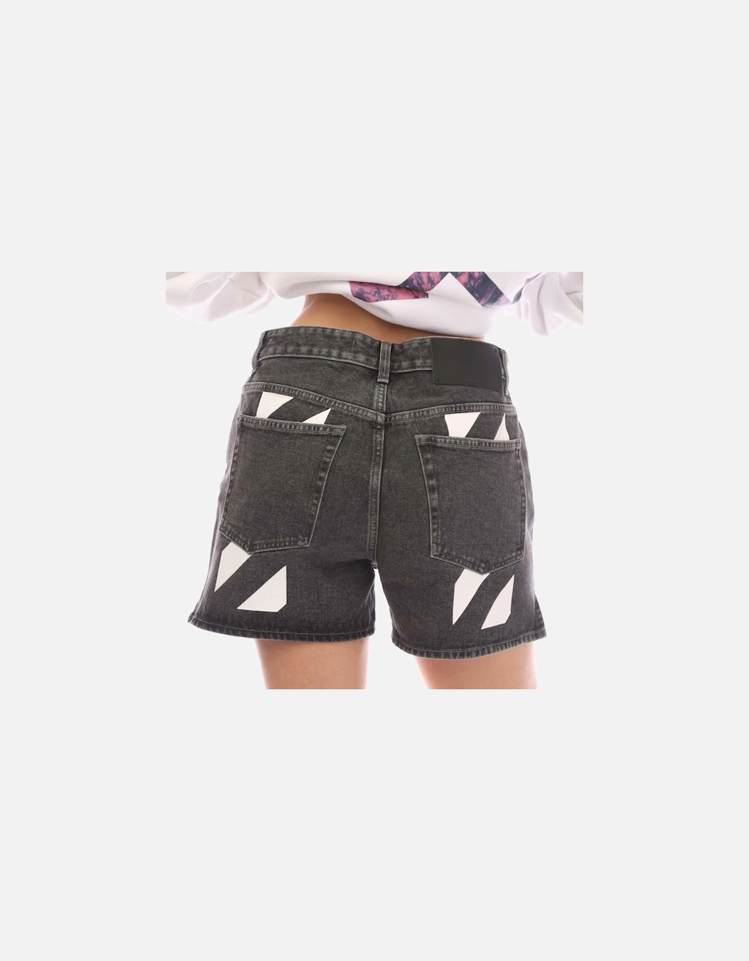 Diagonal Straight Shorts