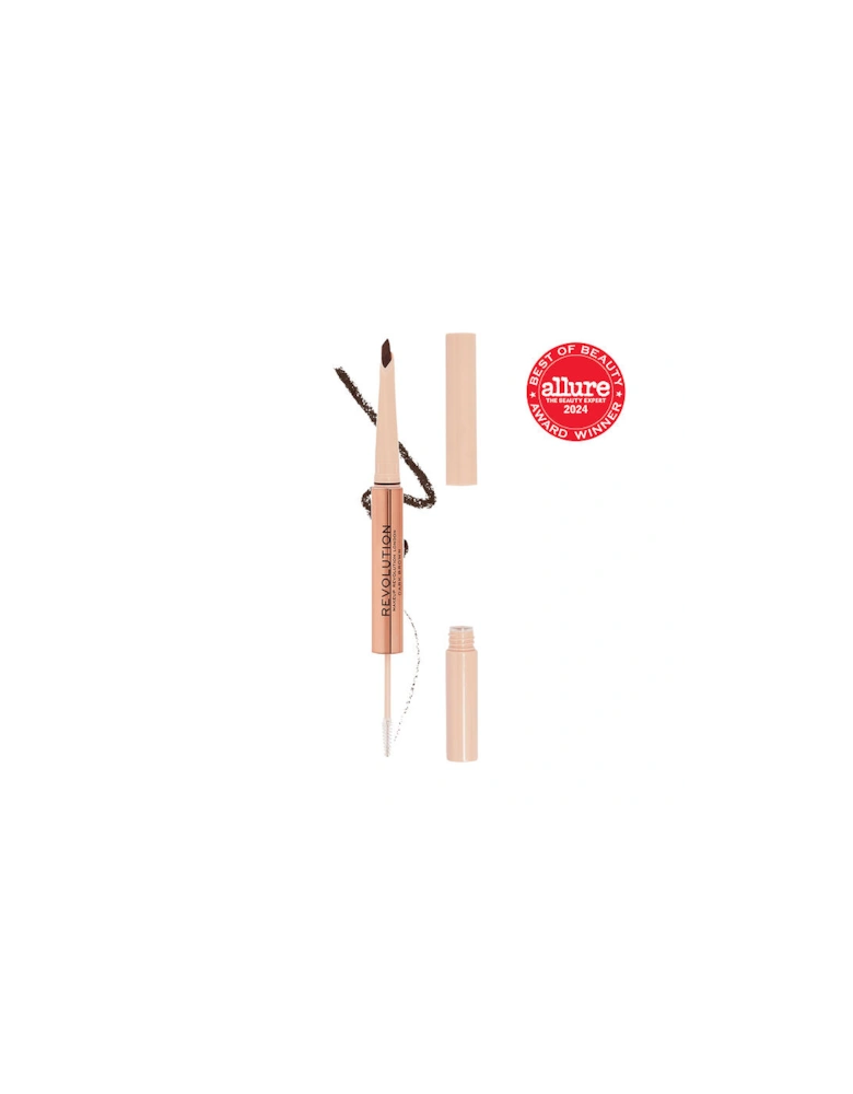 Makeup Fluffy Brow Filter Duo Dark Brown