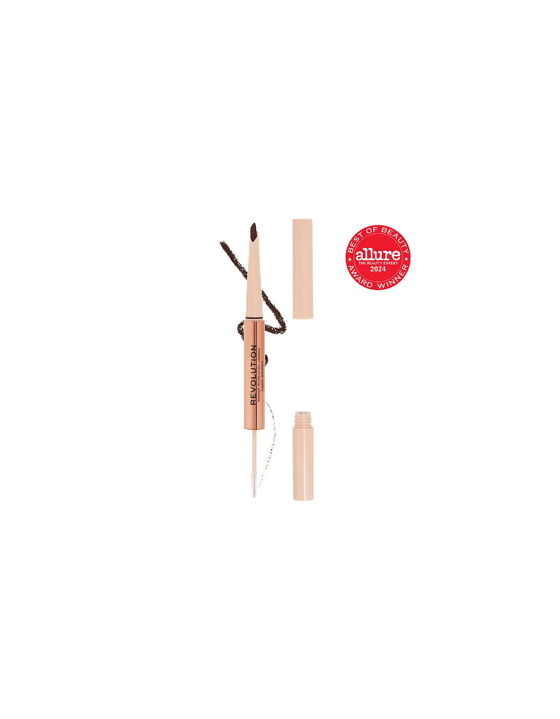 Makeup Fluffy Brow Filter Duo Dark Brown, 2 of 1