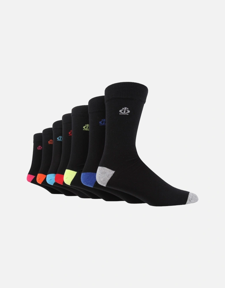 7 PAIR MENS RECYCLED COTTON SOCKS