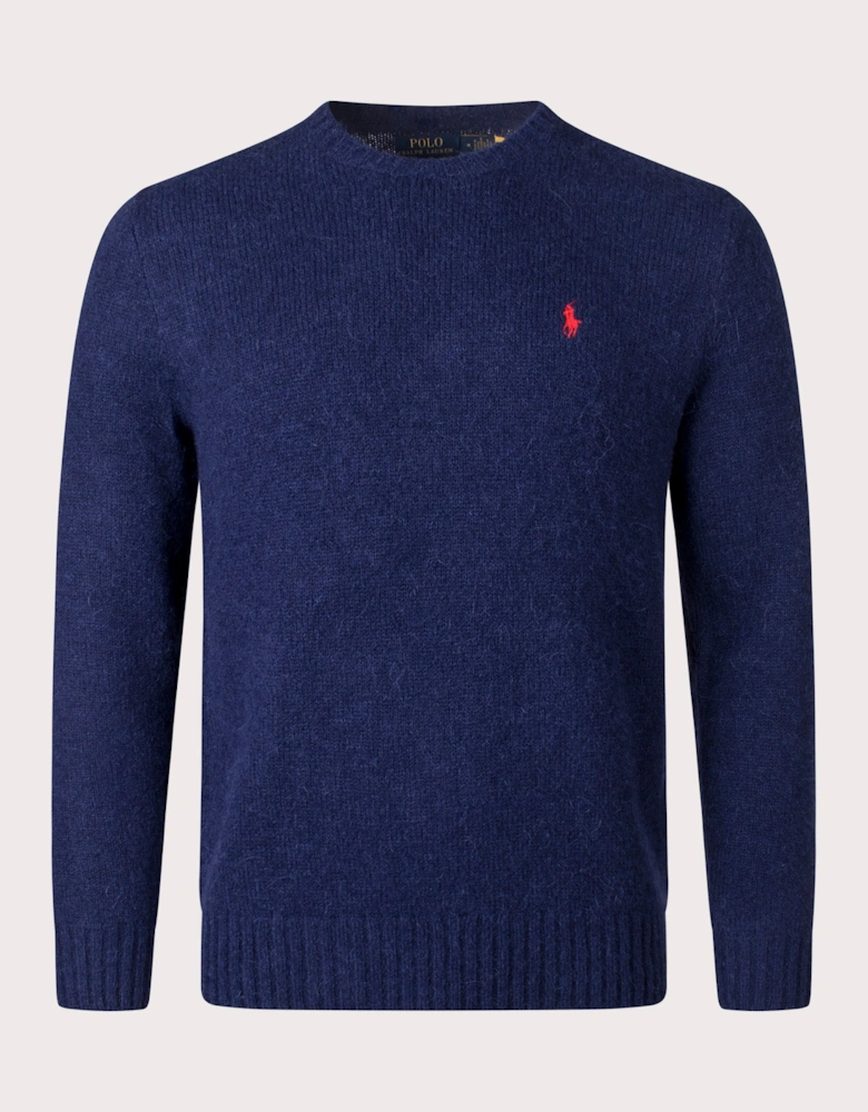 Textured Crewneck Jumper