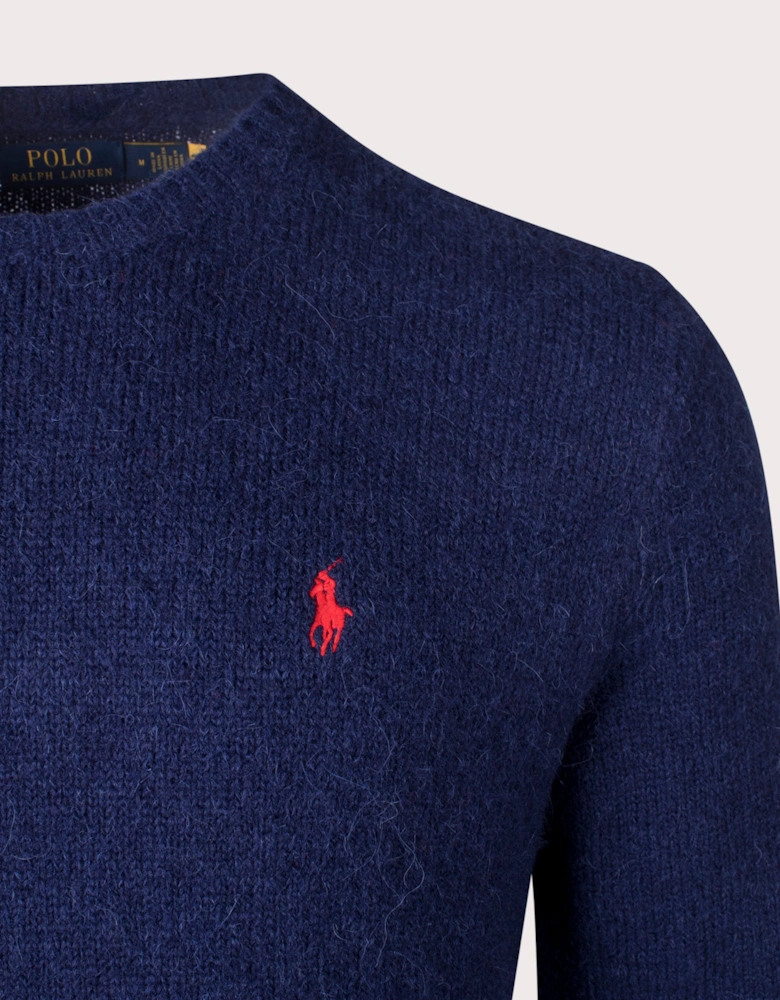 Textured Crewneck Jumper
