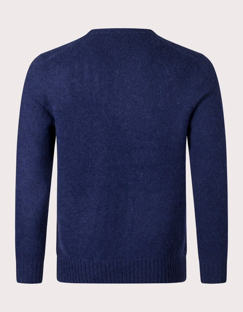 Textured Crewneck Jumper