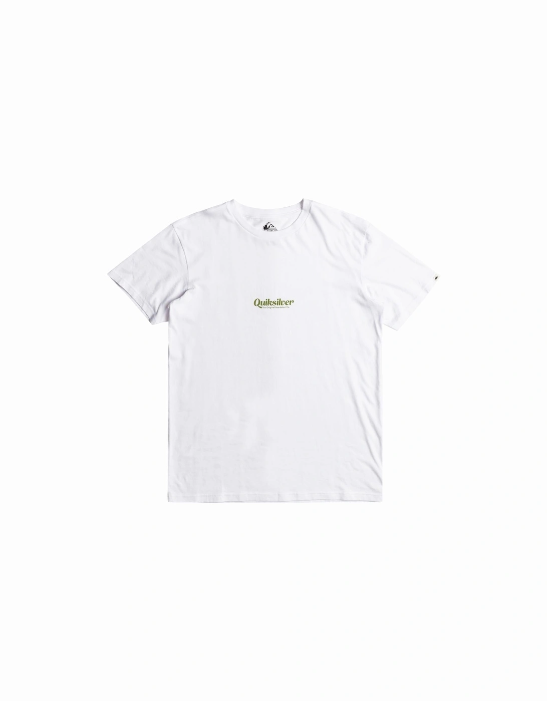 Mens QS Simple Lettering Graphic T-Shirt, 2 of 1