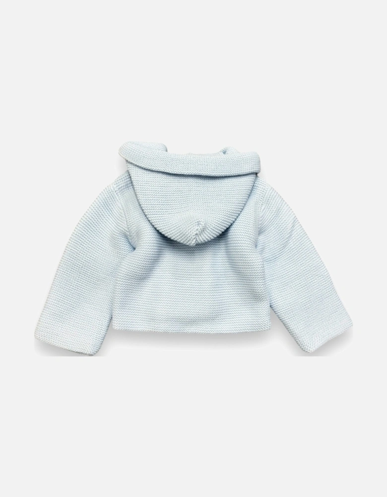 Sky Blue Knit Cardigan