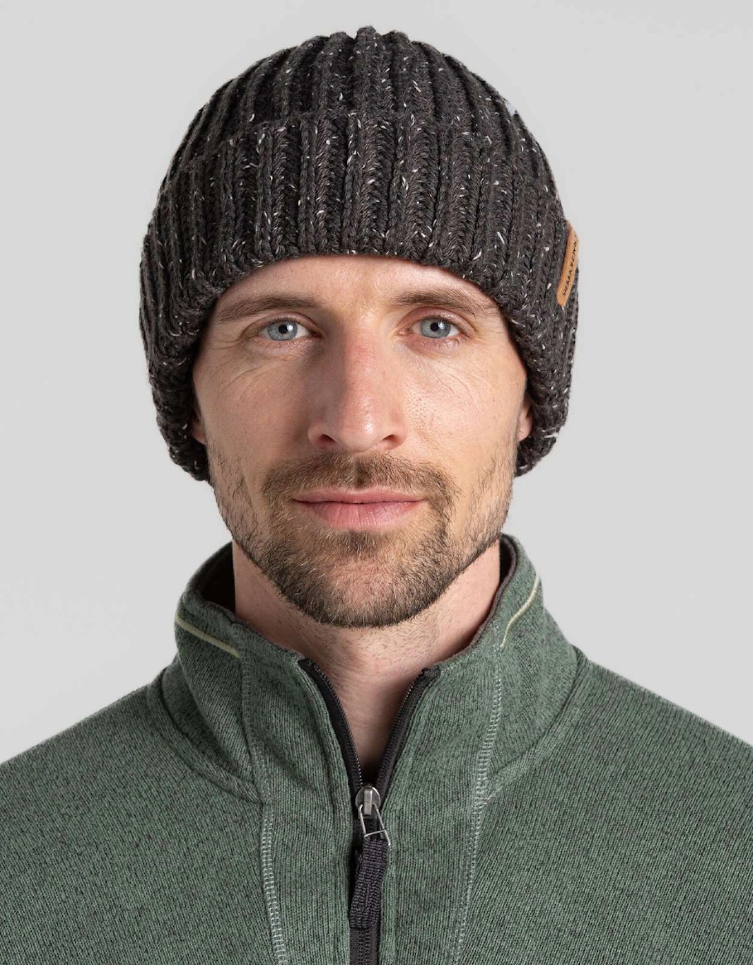 Craghoppers Men's Grey Riber Ii Warm Knitted Beanie - : S/M