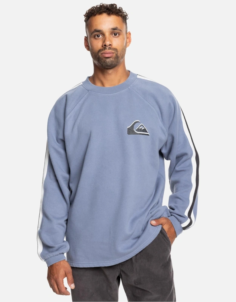 Mens Galena Black Pullover Sweatshirt