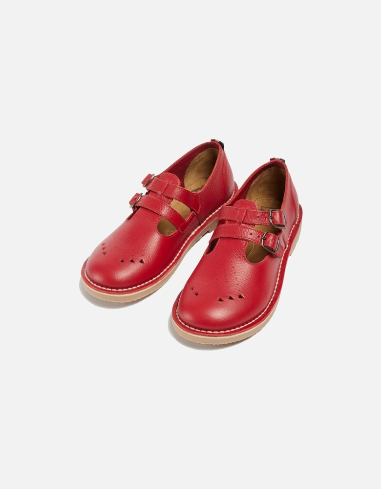 Marley Leather Women's Red Shoes