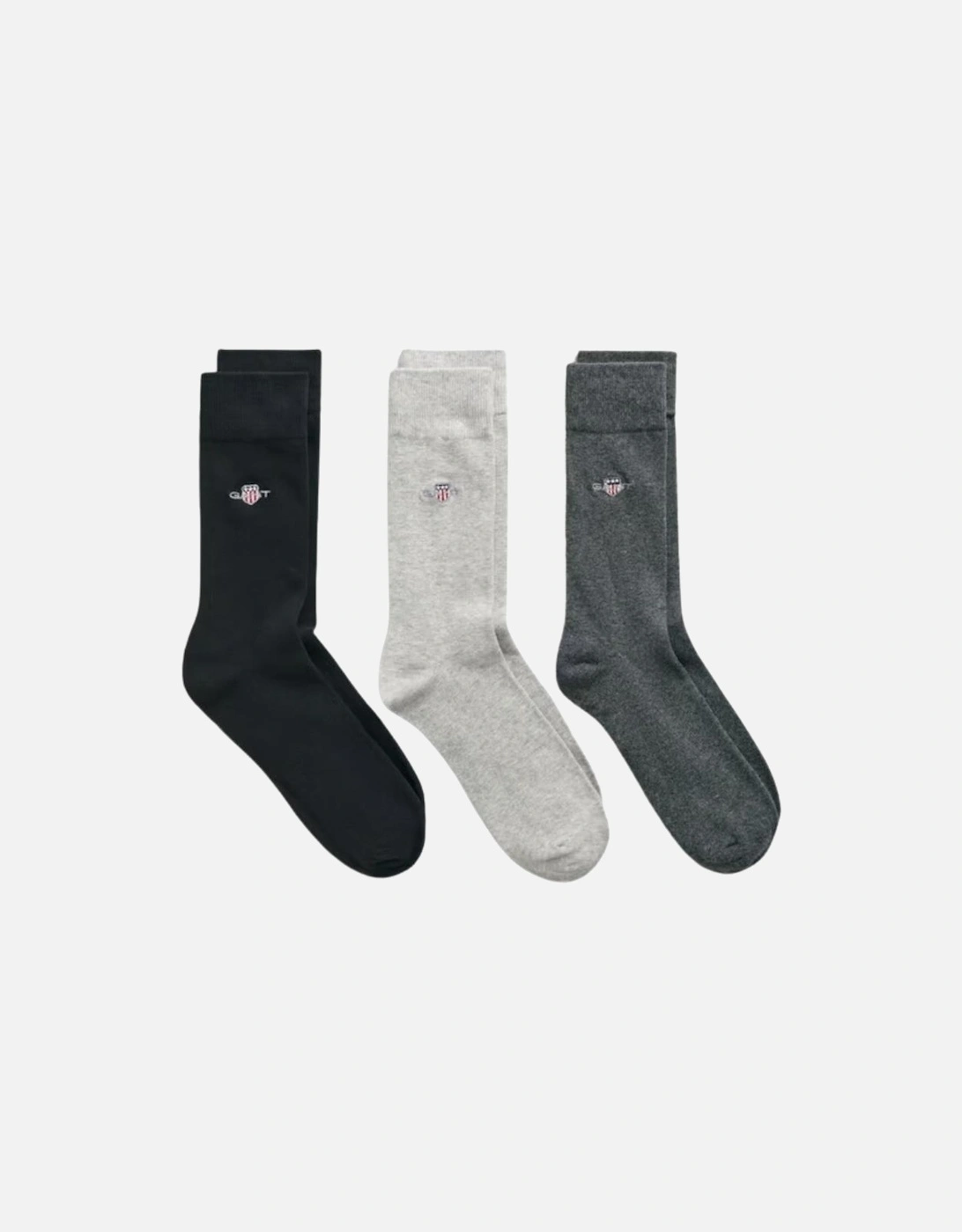 Shield Socks 3-Pack - Charcoal Melange, 2 of 1