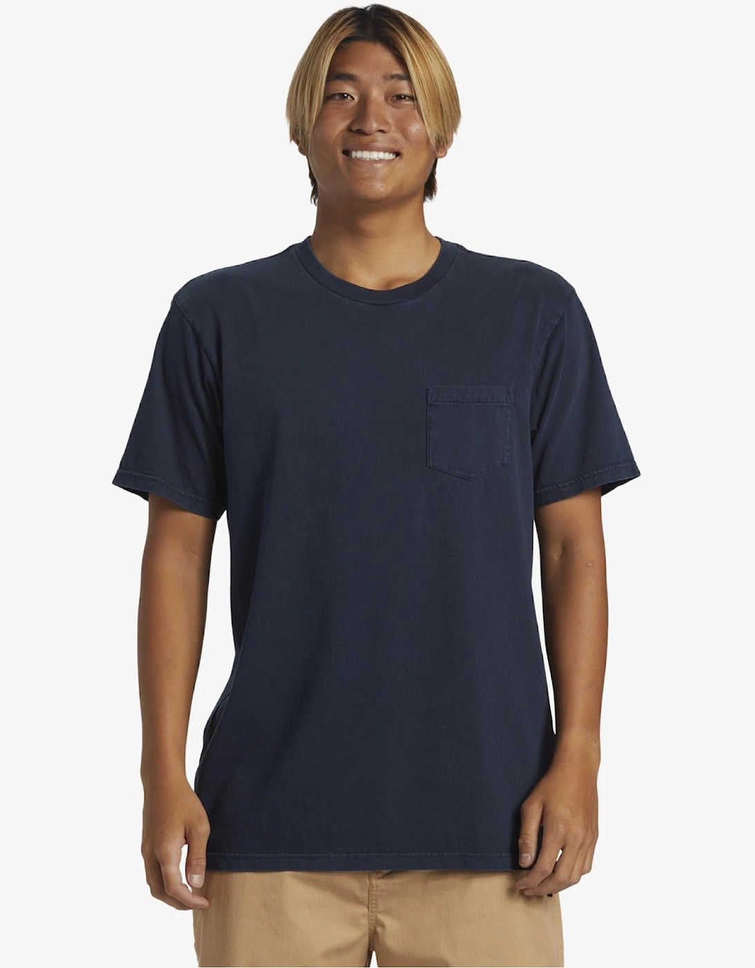 Quiksilver Men's Navy Saltwater T-Shirt - - : Regular/36 S