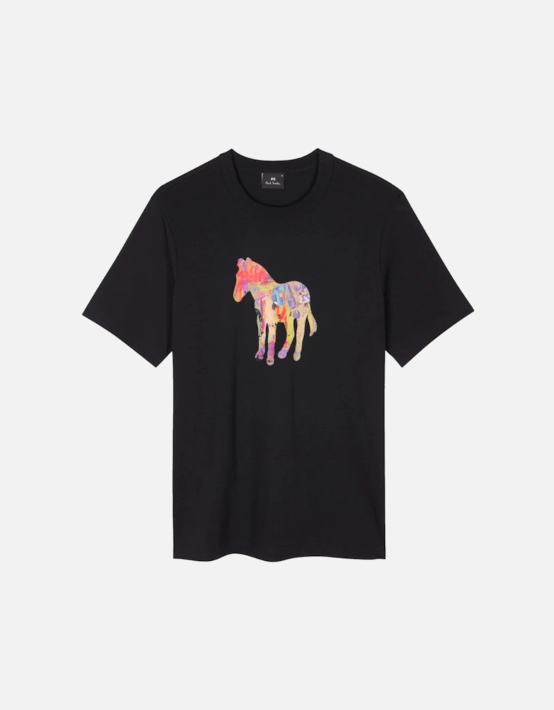 PS SS Zebra Craft T-Shirt 79 BLACK