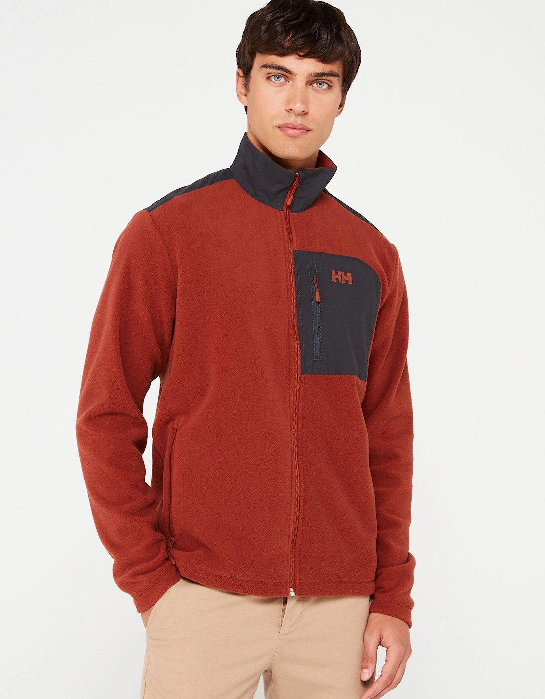 Mens Daybreaker Block Jacket - Brown, 5 of 4