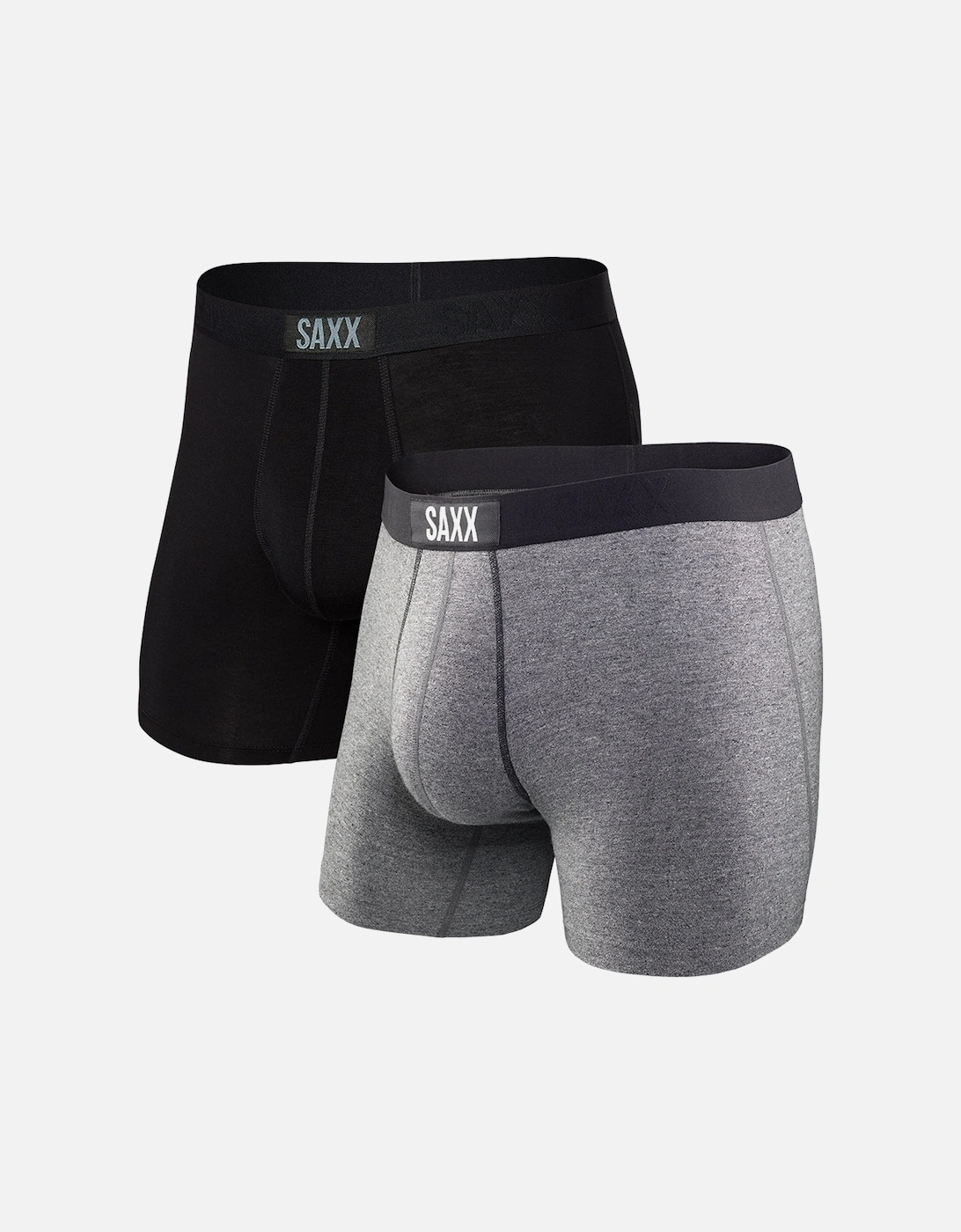 2-pack Vibe Boxer Briefs, Black/Grey, 4 of 3