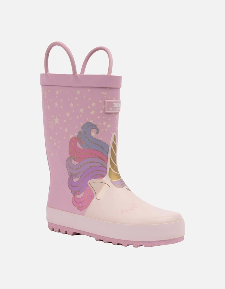 Childrens/Kids Character Unicorn Wellington Boots