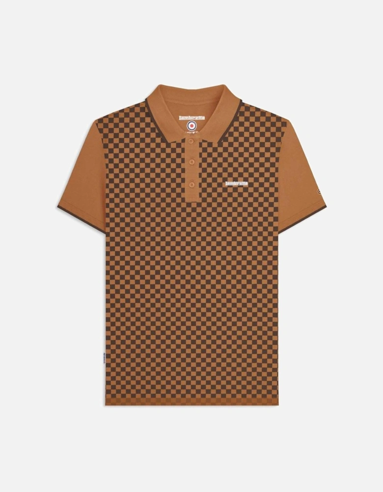 Mens Two Tone Polo Shirt