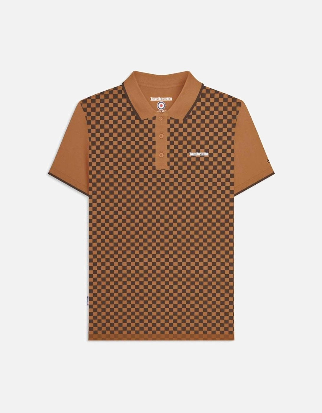 Mens Two Tone Polo Shirt, 2 of 1