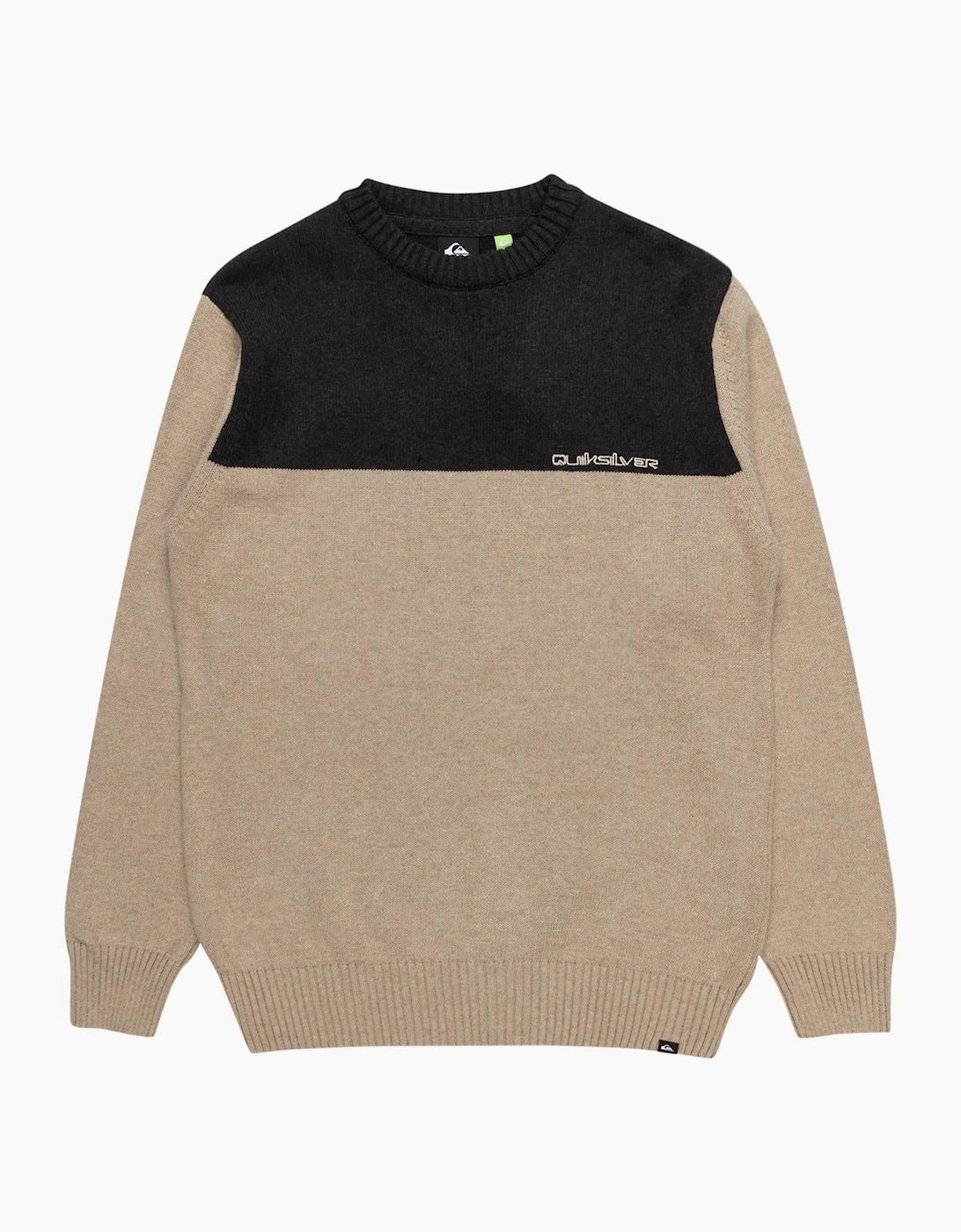 Quiksilver Men's Quiksilver Mens Bloody Monday Knitted Colourblock Sweatshirt - Green