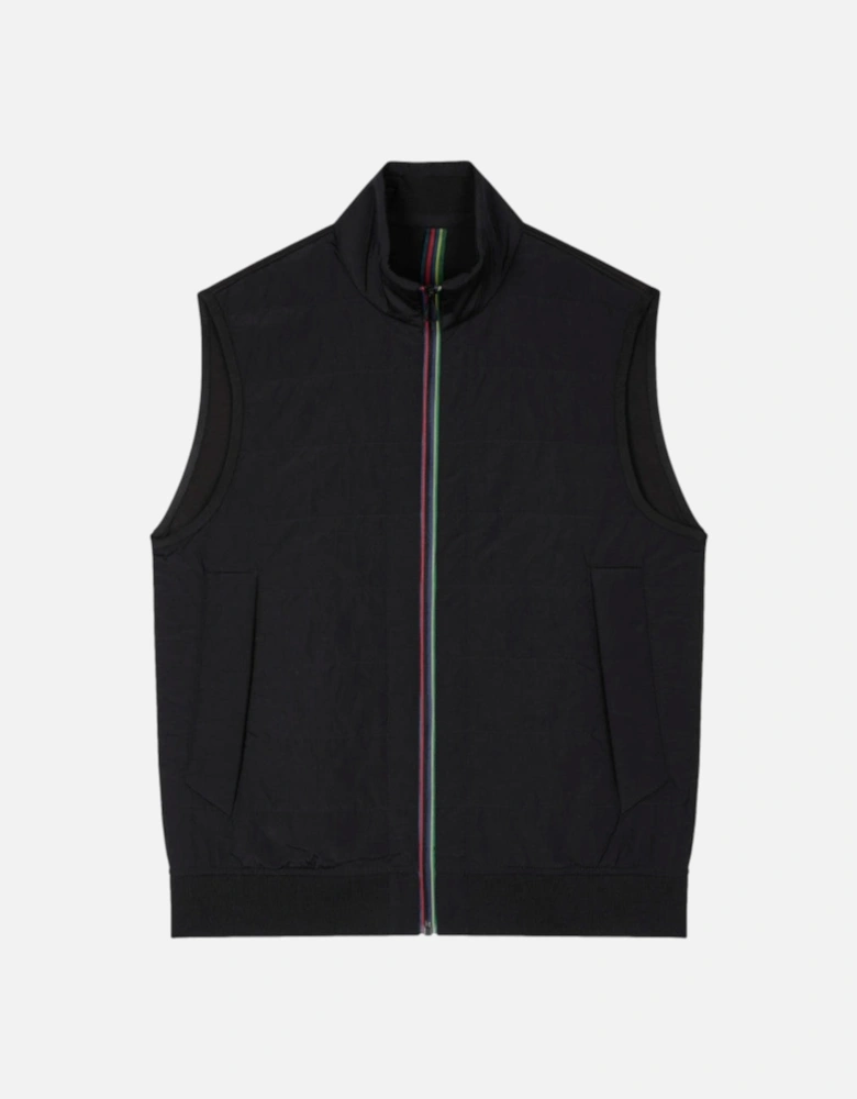 PS Sports Stripe Gilet 79 BLACK