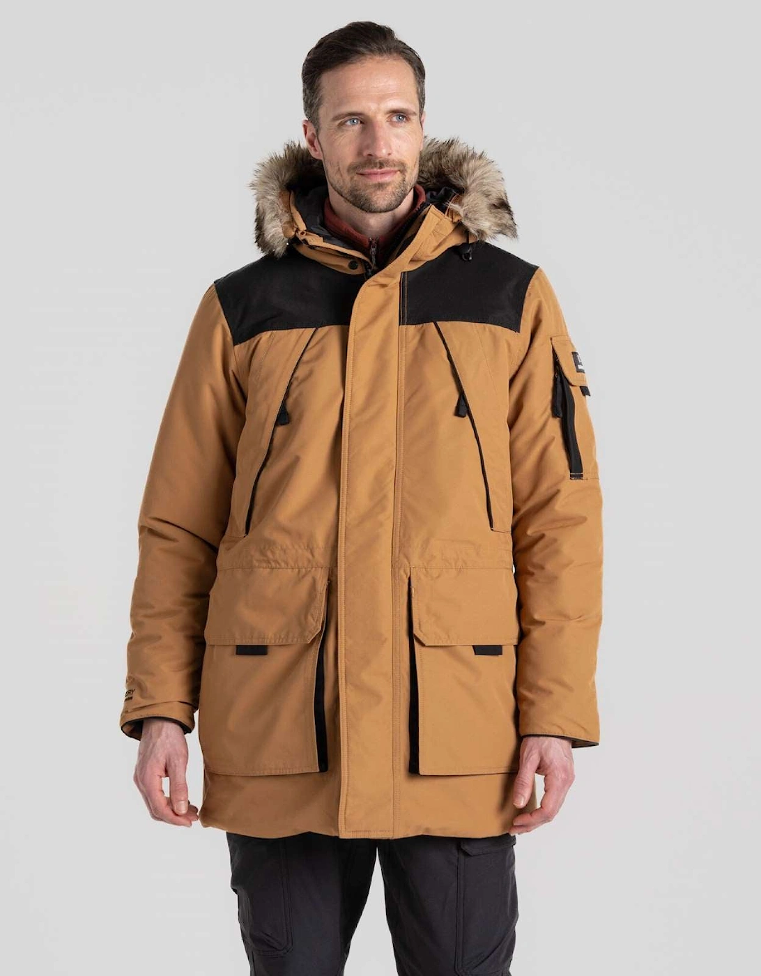 Mens Bishorn III Waterproof Parka Jacket, 2 of 1