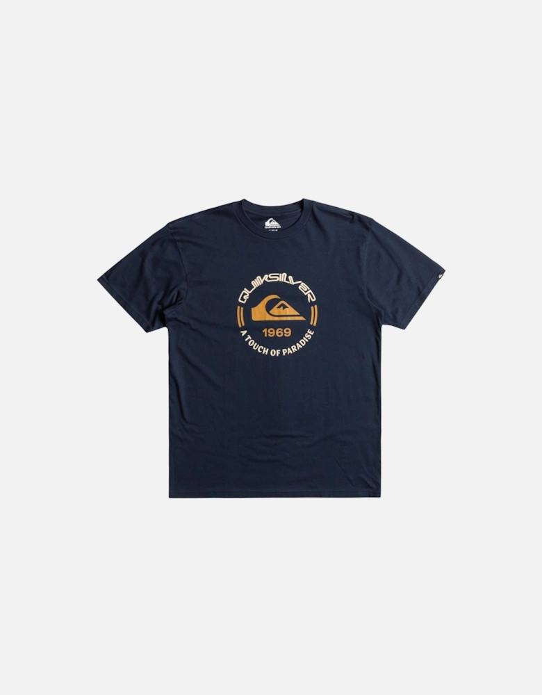 Mens Circle Logo Graphic T-Shirt