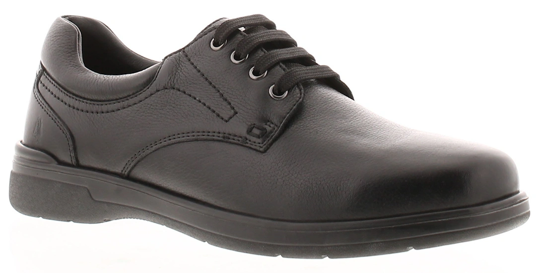 Mens Shoes Smart Marco Lace Leather Lace Up  black UK Size, 6 of 5