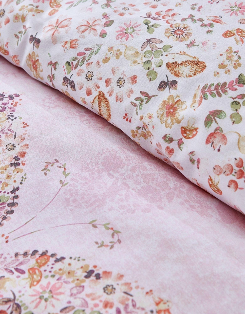 Enchanted Butterfly Duvet Cover Set - Pink