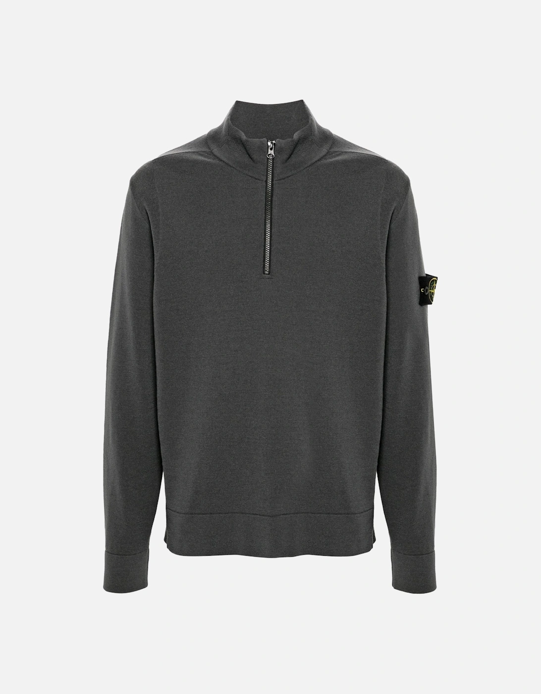 Compass Quarter Zip Sweater Grey, 9 of 8