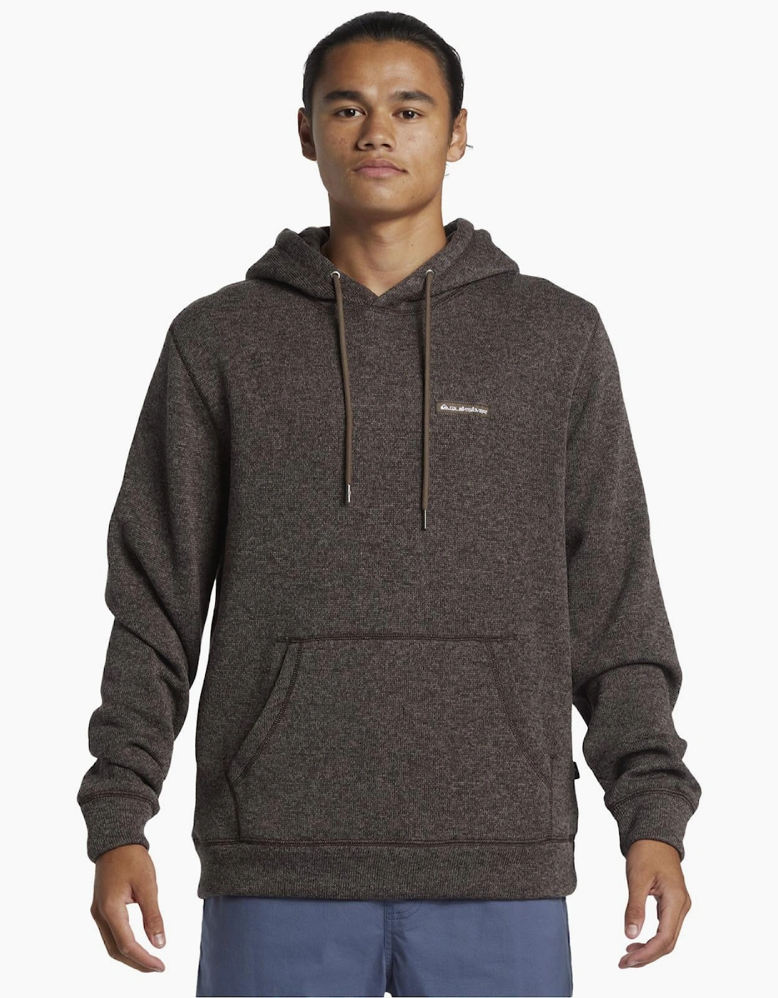 Men's Quiksilver Mens Keller Pullover Hoodie Sweatshirt - Grey - Size: 36
