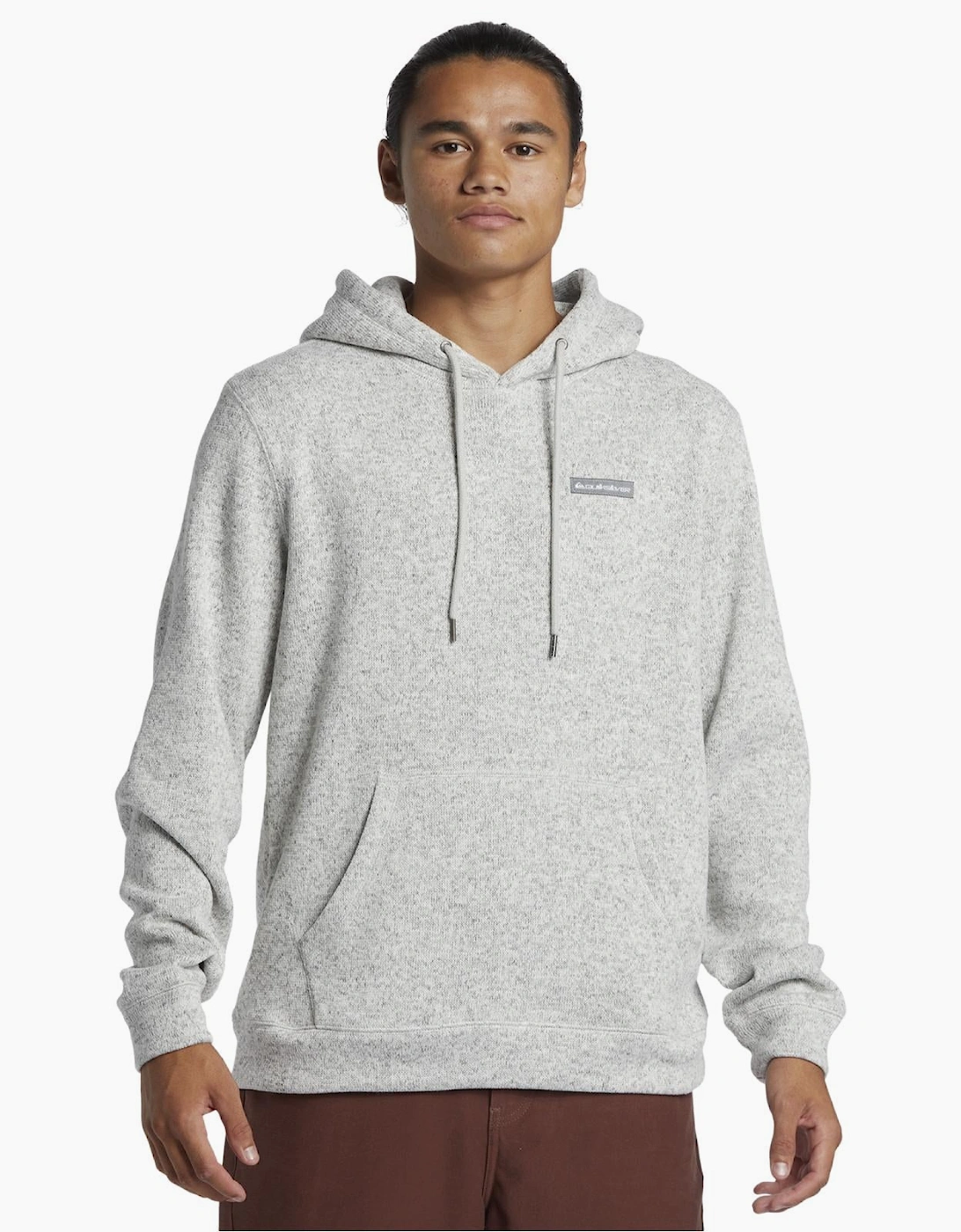 Men's Quiksilver Mens Keller Pullover Hoodie Sweatshirt - Grey - Size: 40