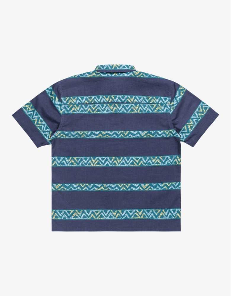 Boys Dalnavert Short Sleeve Shirt - Blue