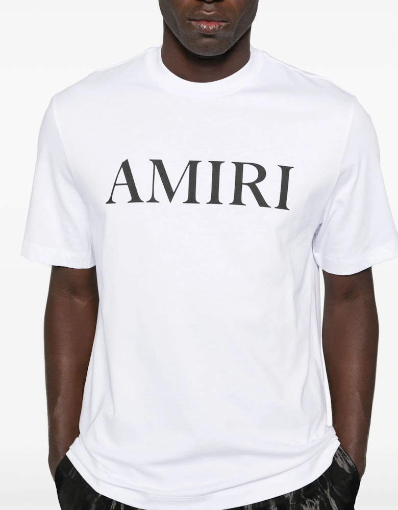 Core Logo Printed T-Shirt in White