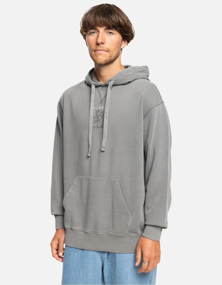 Mens Garment Dye Pullover Hoodie