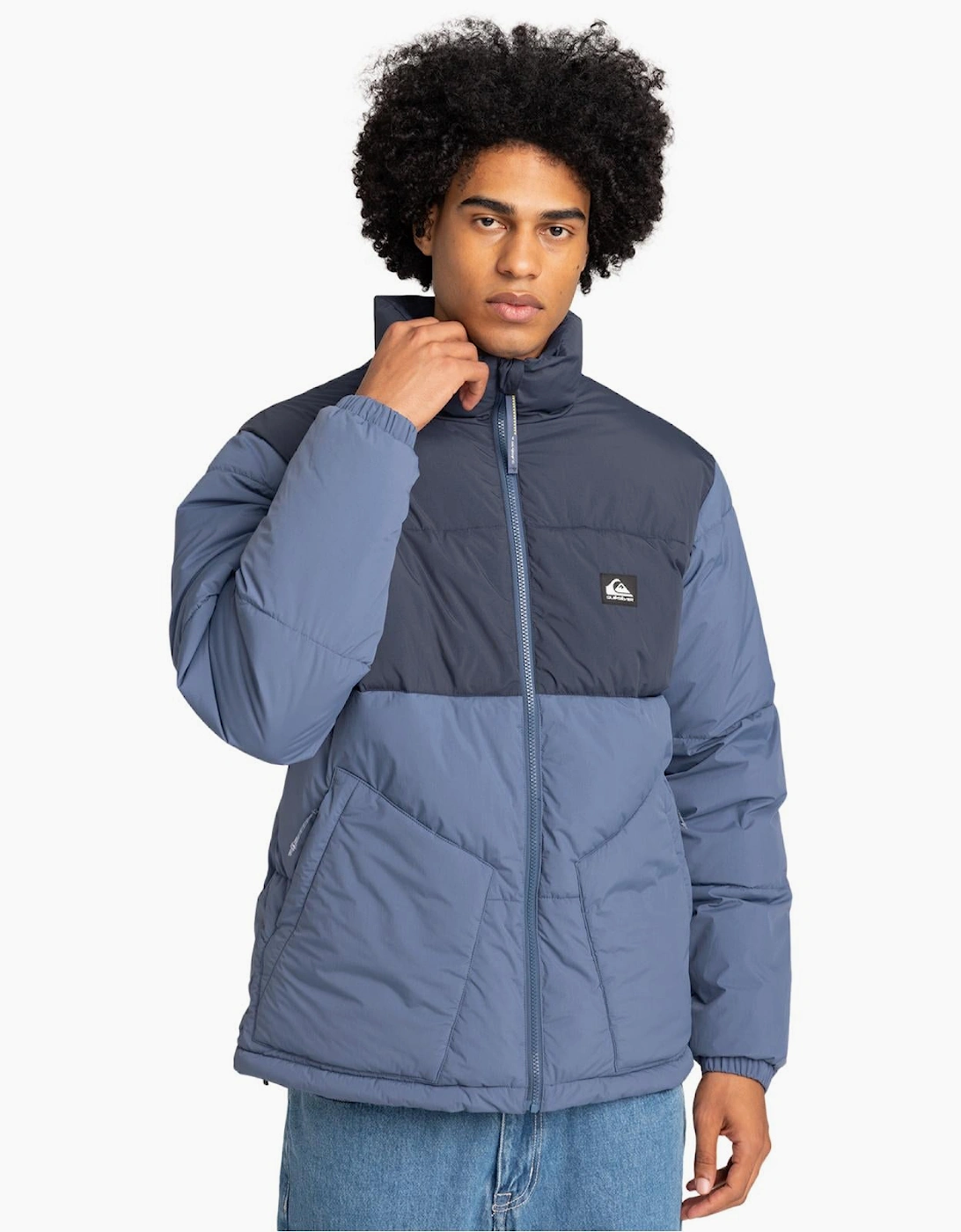 Quiksilver Men's Quiksilver Mens Wild Mountain Padded Jacket - Blue