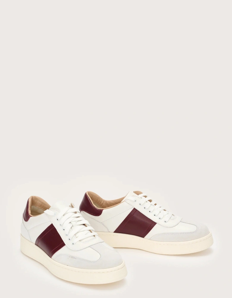 Bordeaux Stripe Trainers