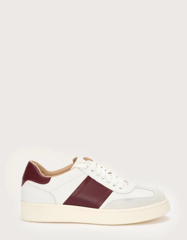 Bordeaux Stripe Trainers