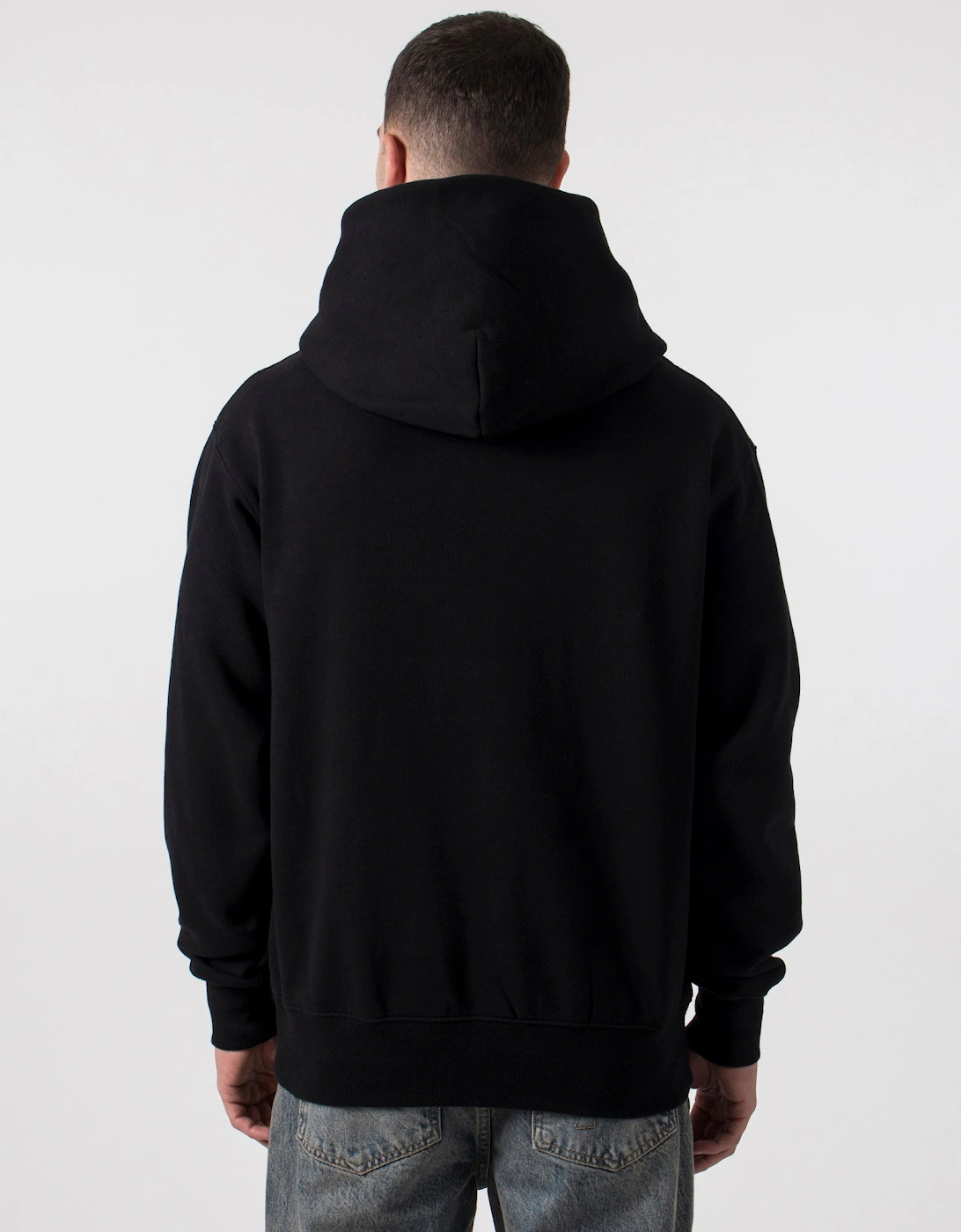 Relaxed Fit Twitch Studded Hoodie