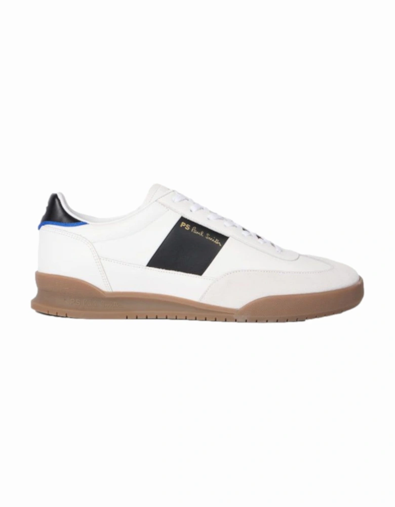 PS Dover White Black Side Panel Trainers 01 WHITE