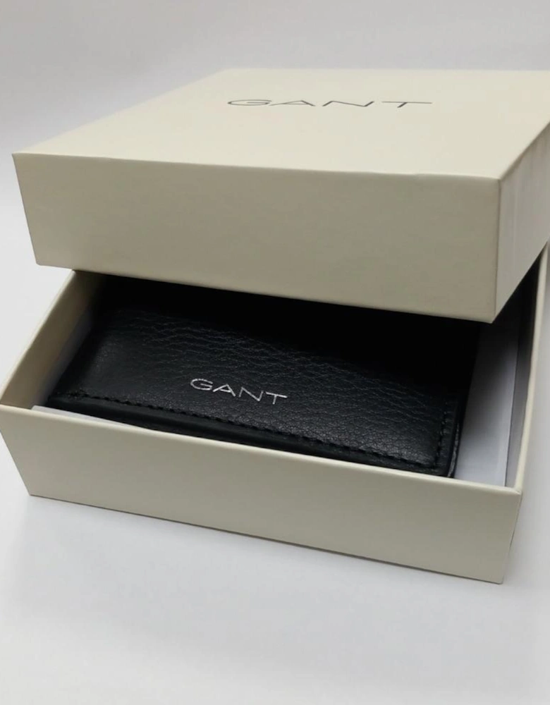 Leather Bifold Wallet, Black