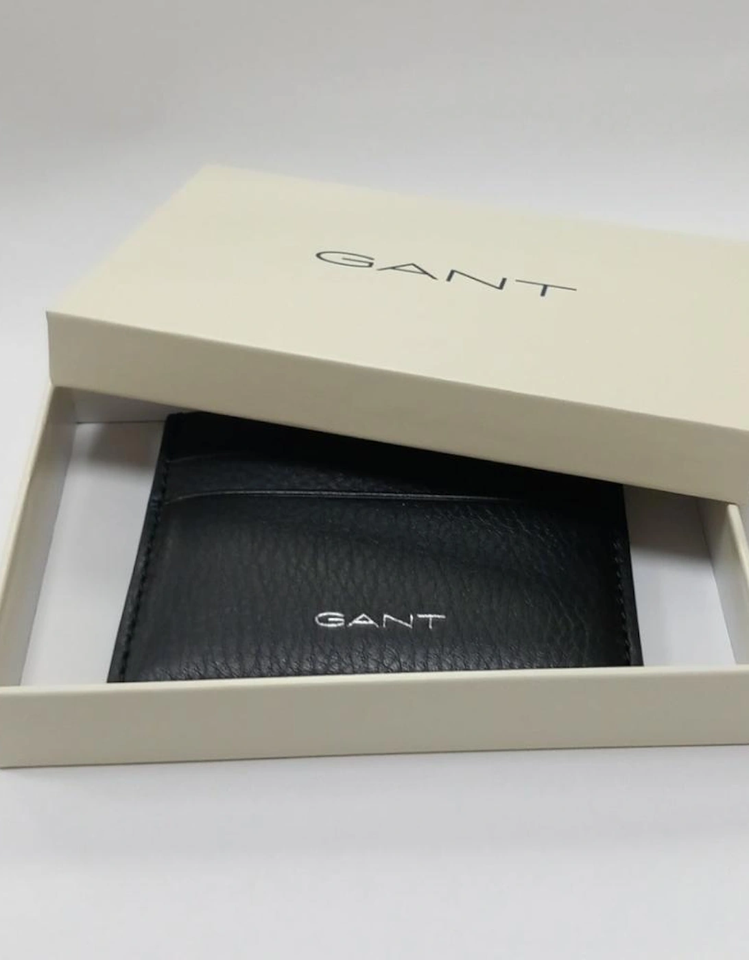 Leather Card Holder, Black