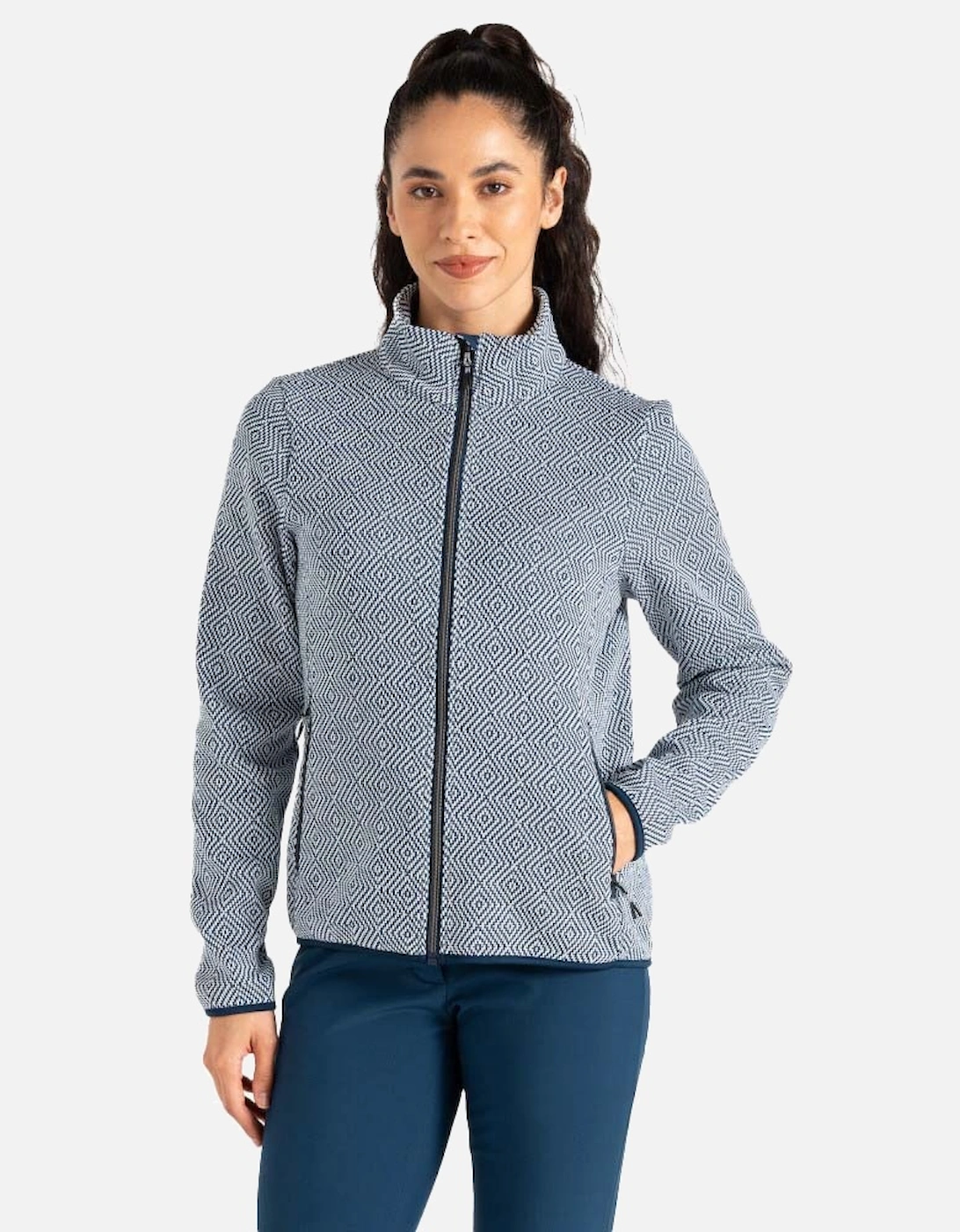 Womens Descend Full Zip Sweater Jacket, 5 of 4